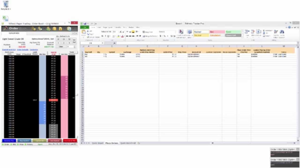 Rithmic Excel Integration