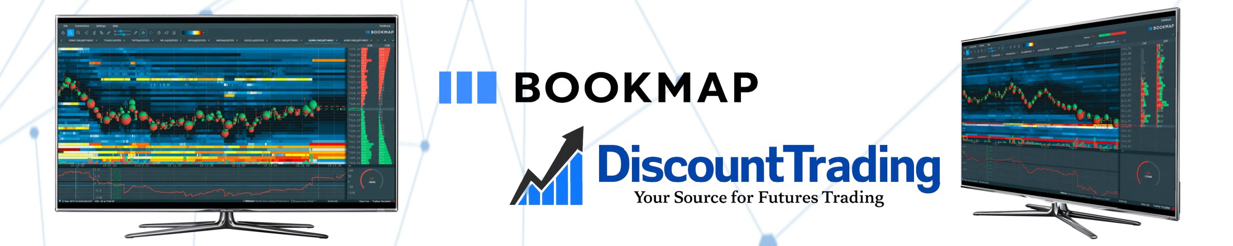 Bookmap - Order Book Heatmap and Order Flow at Discount Trading