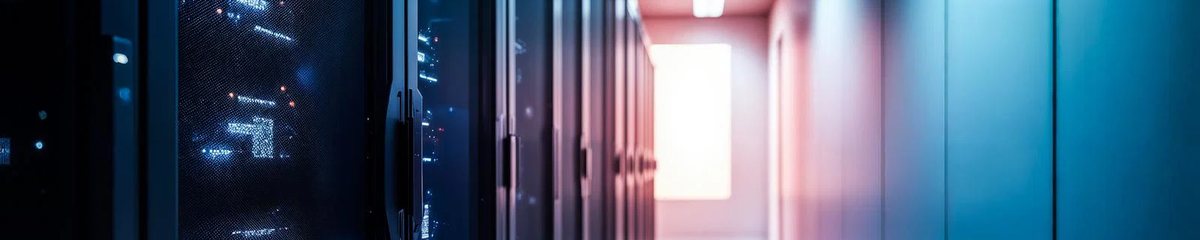 Server racks in a futures trading data center